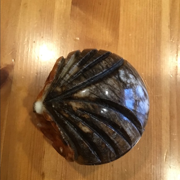 VINTAGE ALABASTER OWL MCM PAPERWEIGHT FIGURE-ITALY - Picture 5 of 11